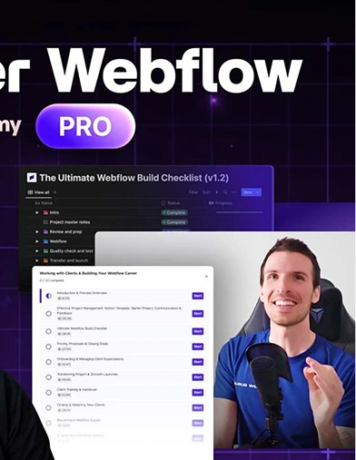 Khoá học WebFlow cho người bắt đầu